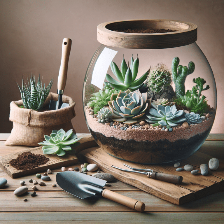Creating a Succulent Terrarium: Handy Planting Tips
