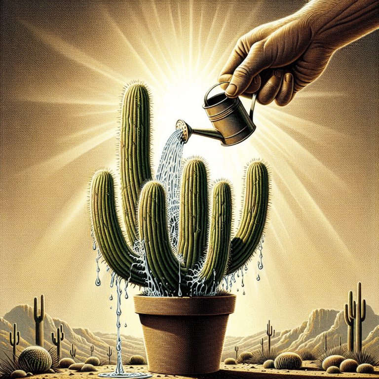 Mastery of Watering Cacti: A How-To Guide