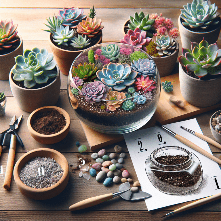 Creating a Succulent Terrarium: Handy Planting Tips