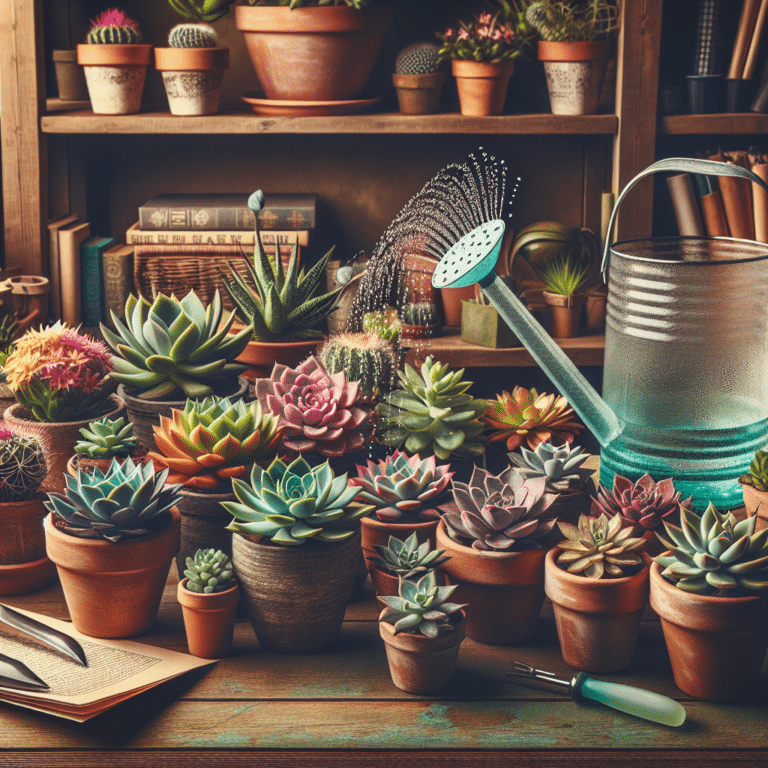 Succulent Watering Schedule for Beginners
