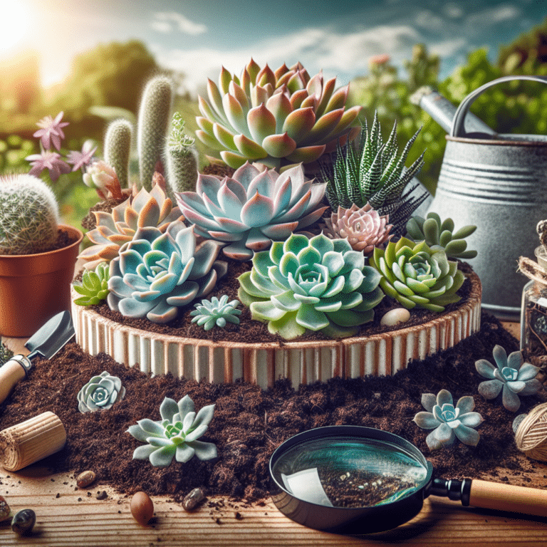  "Succulent Care: Spotlight on the Right Soil Mix